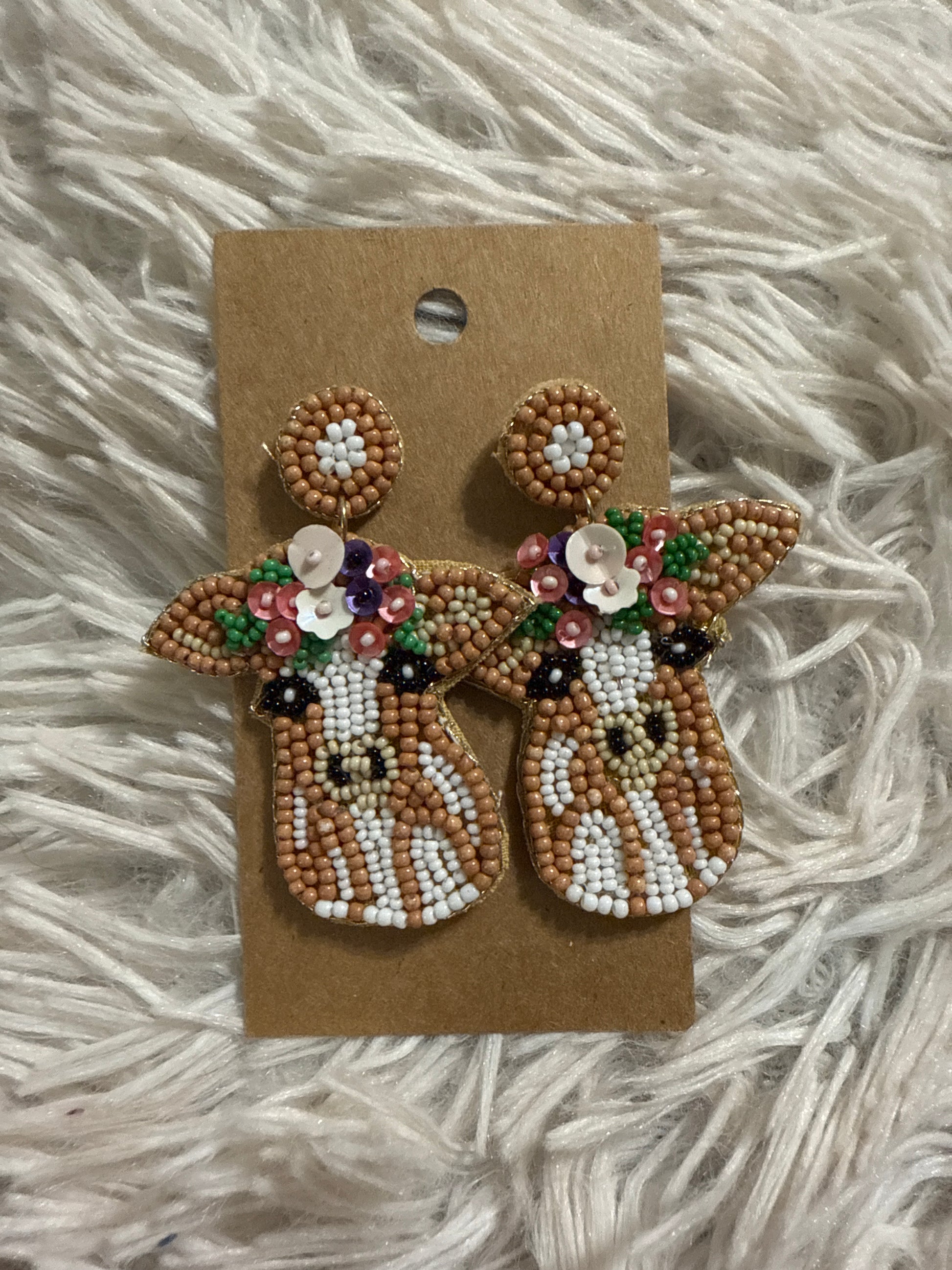 Calf Dangle Earrings