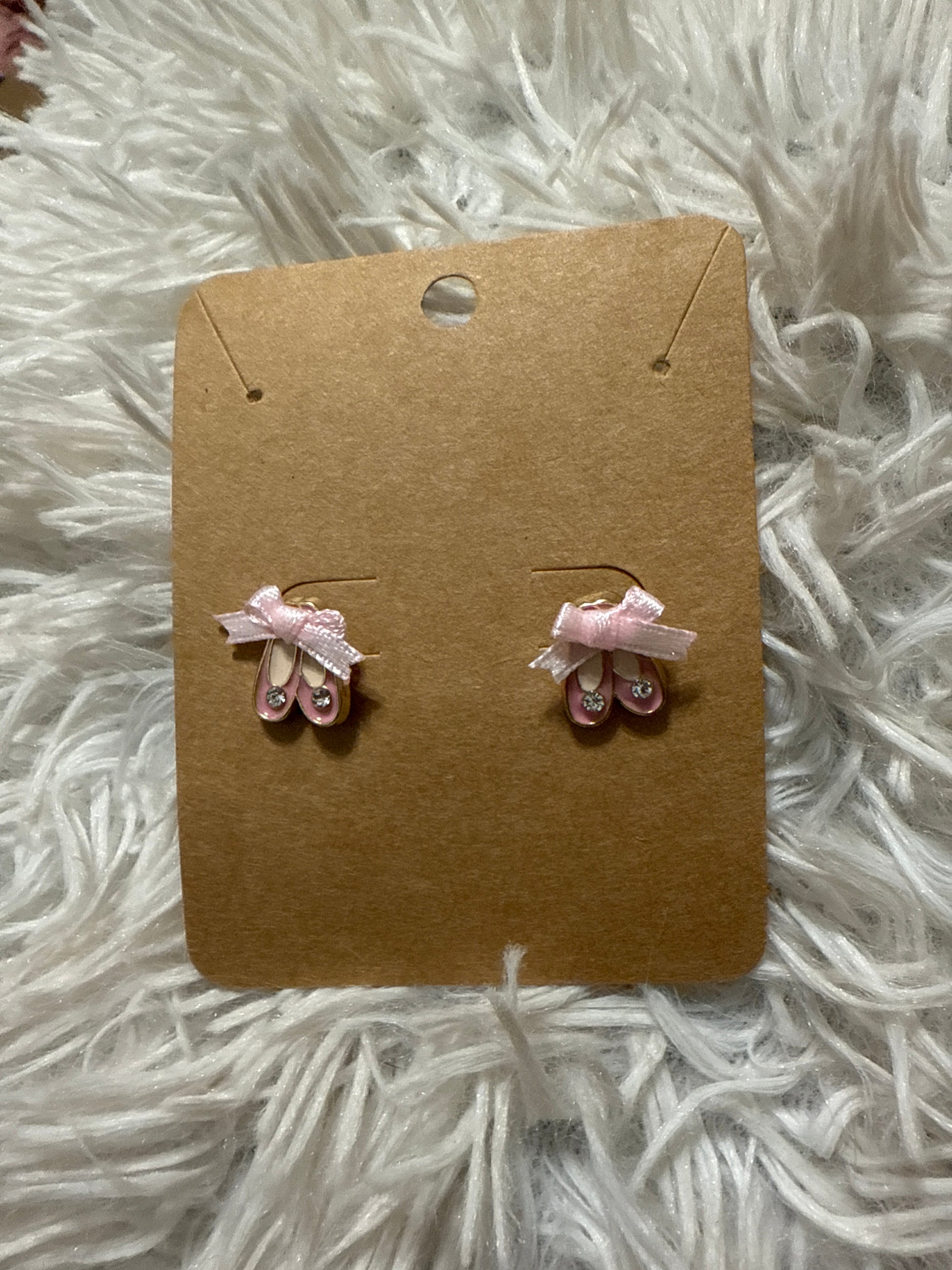 Ballerina Shoes Stud Earrings