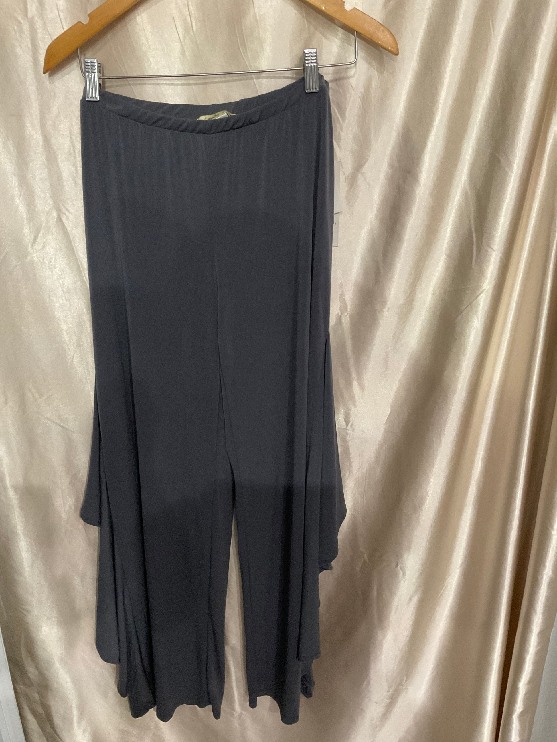 Gray Flowy Trousers