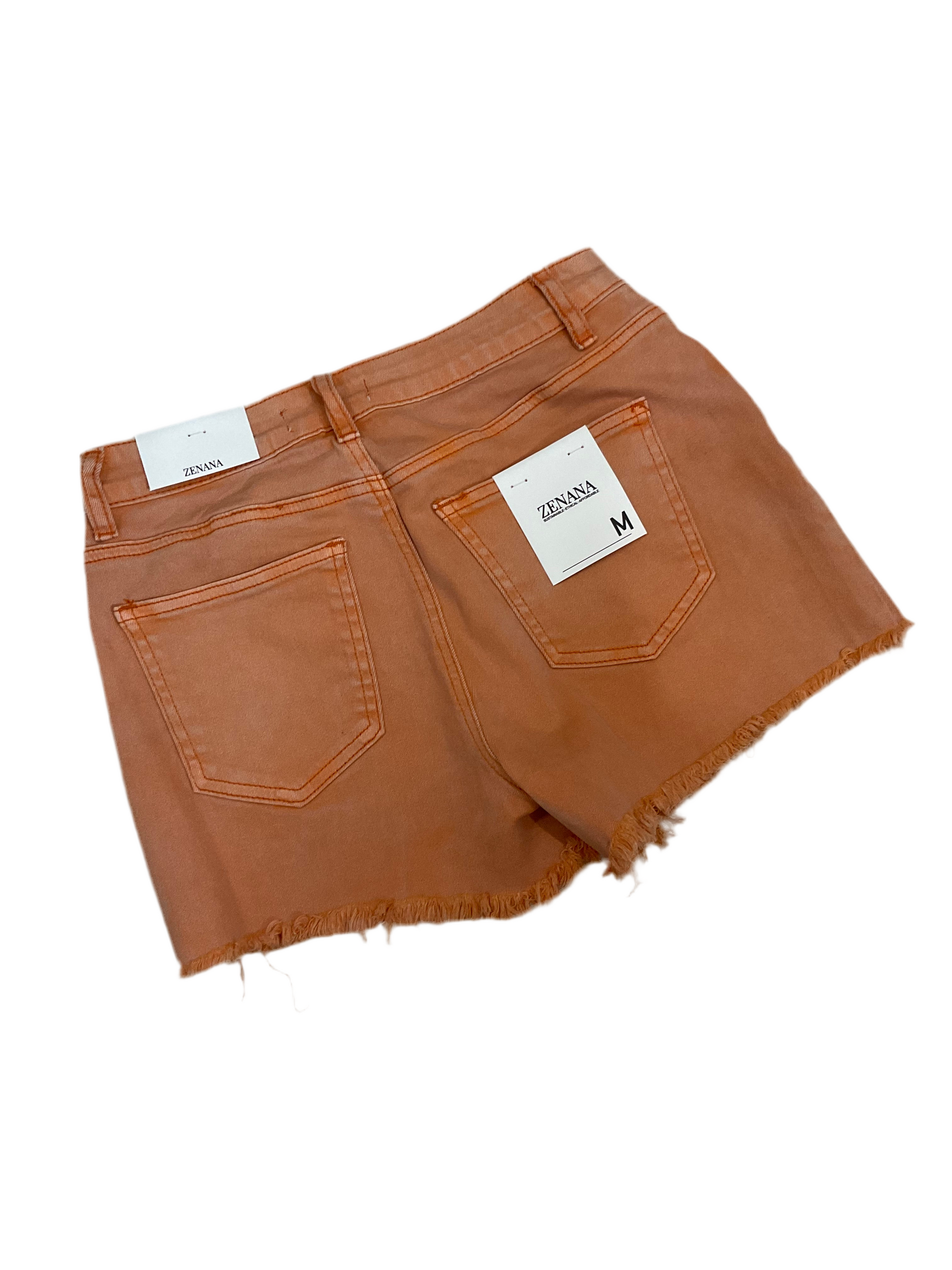 Zenana Orange Denim