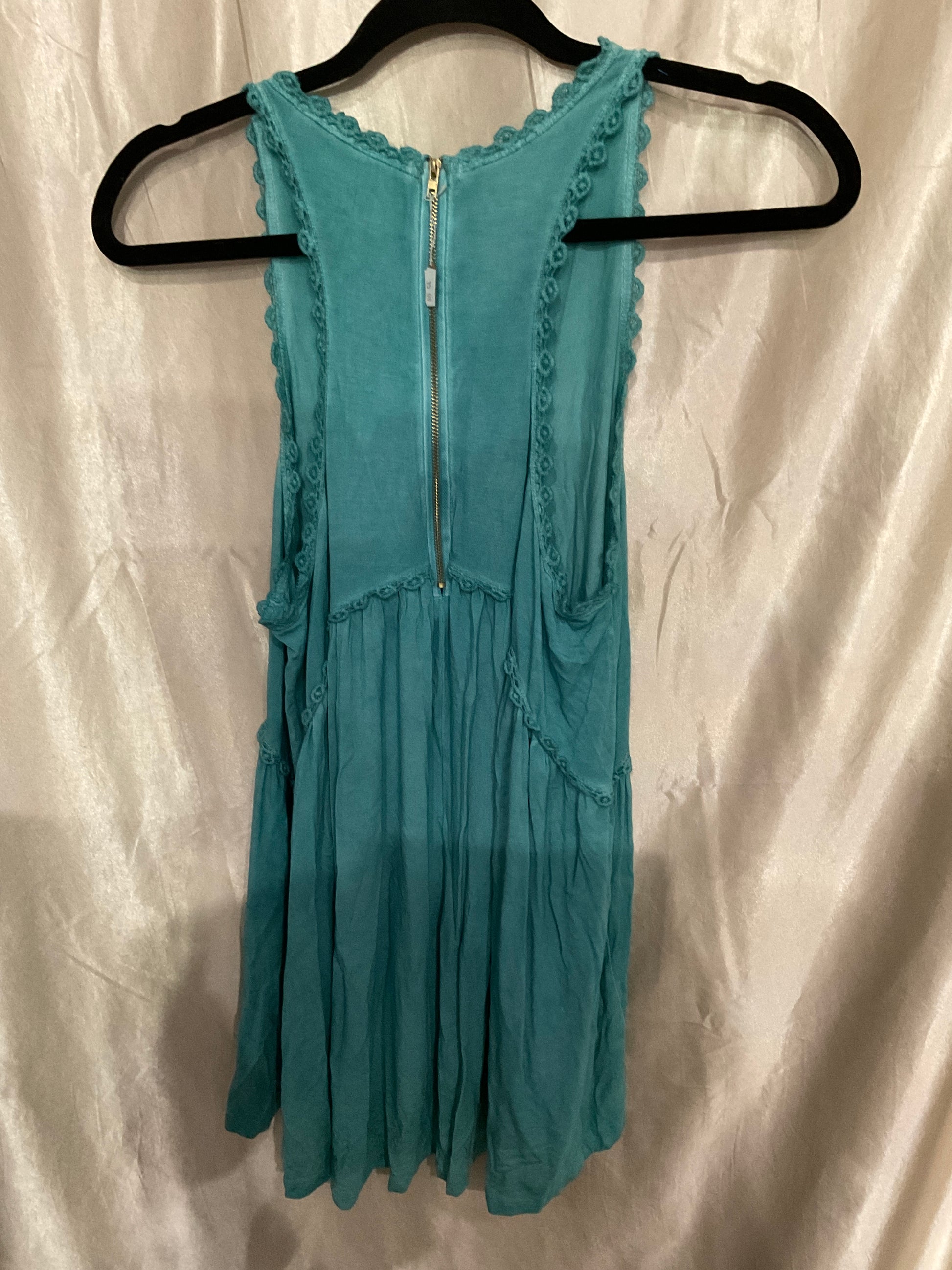 Turquoise Babydoll Tank