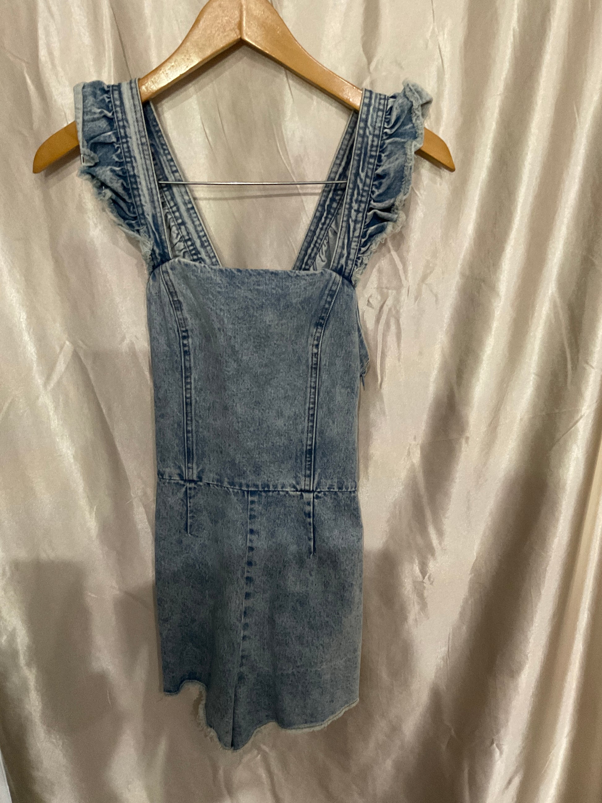 Honey Punch Jean Romper