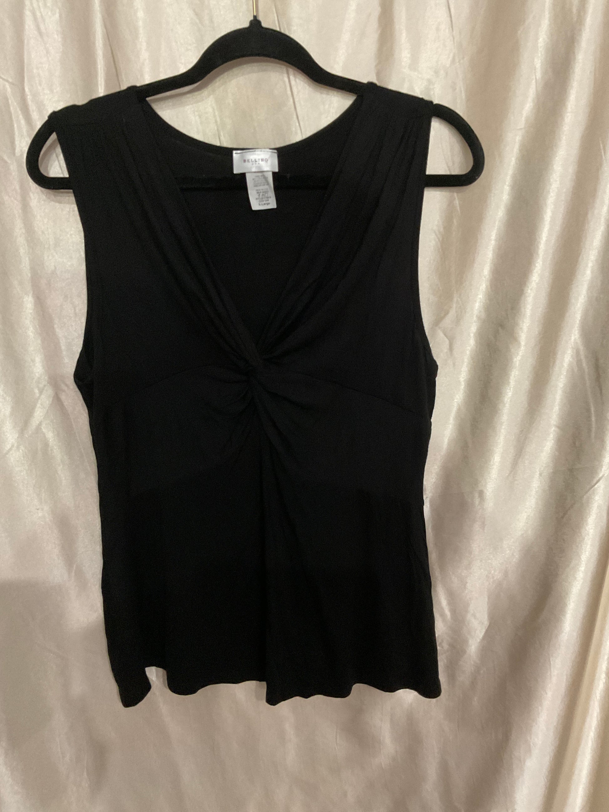 Black Knotted Tank