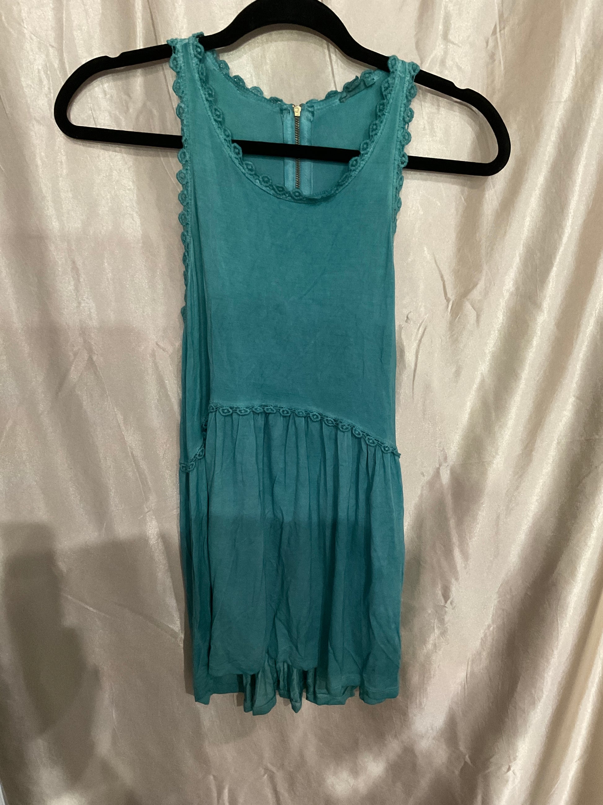 Turquoise Babydoll Tank