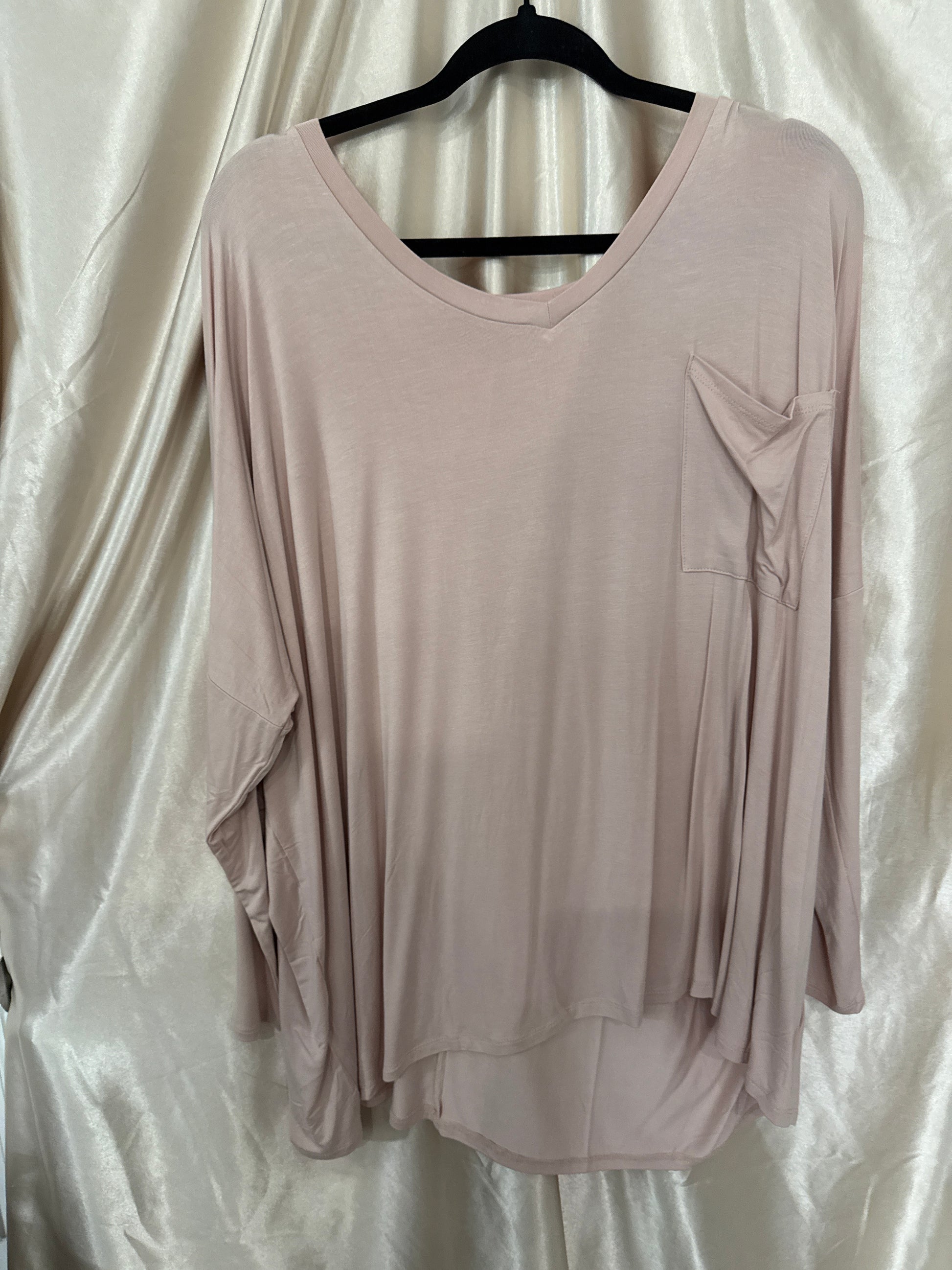 Long Sleeve Light Pink Shirt