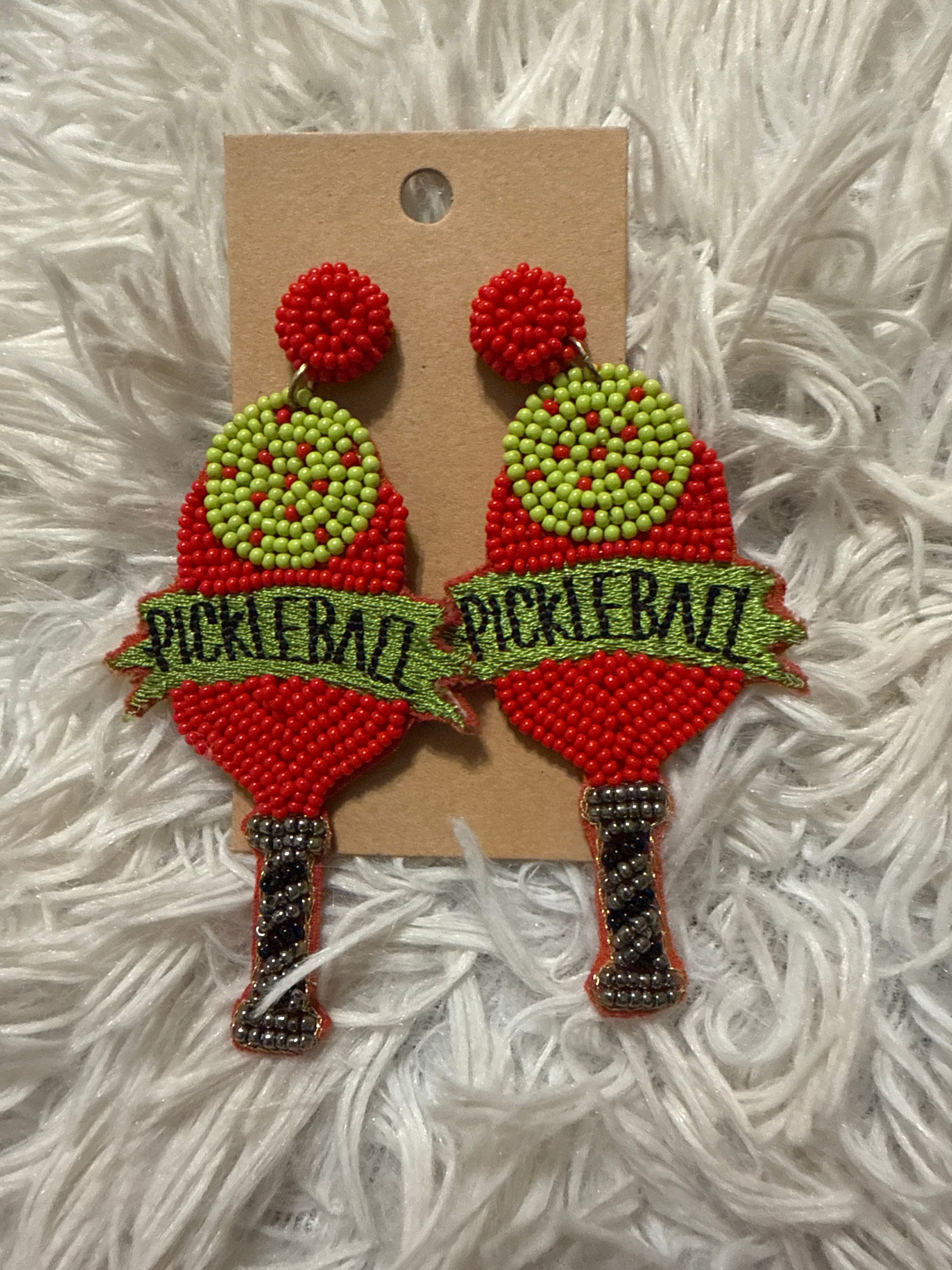 Pickleball Dangle Earrings