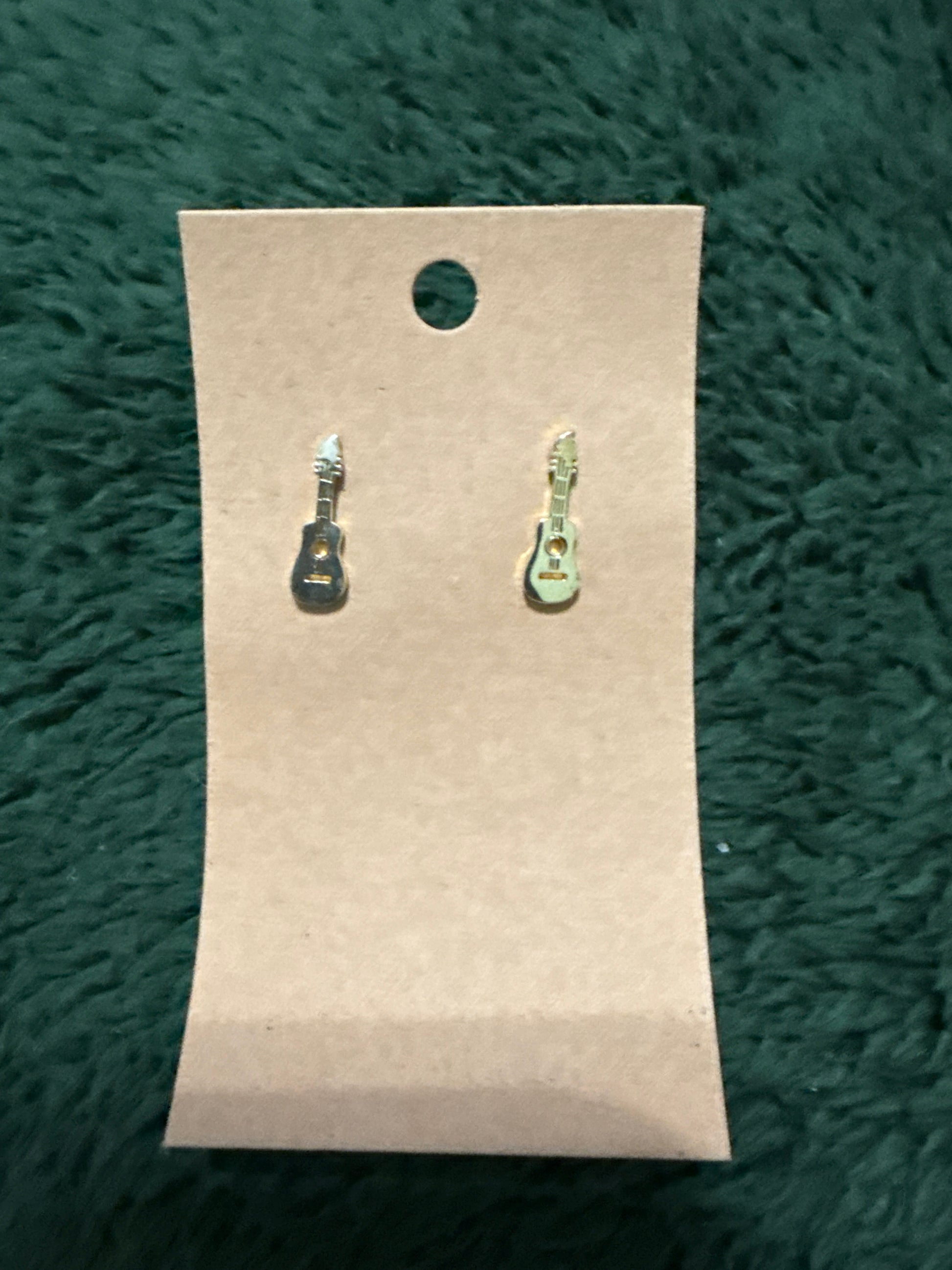 Gold Guitar Studs