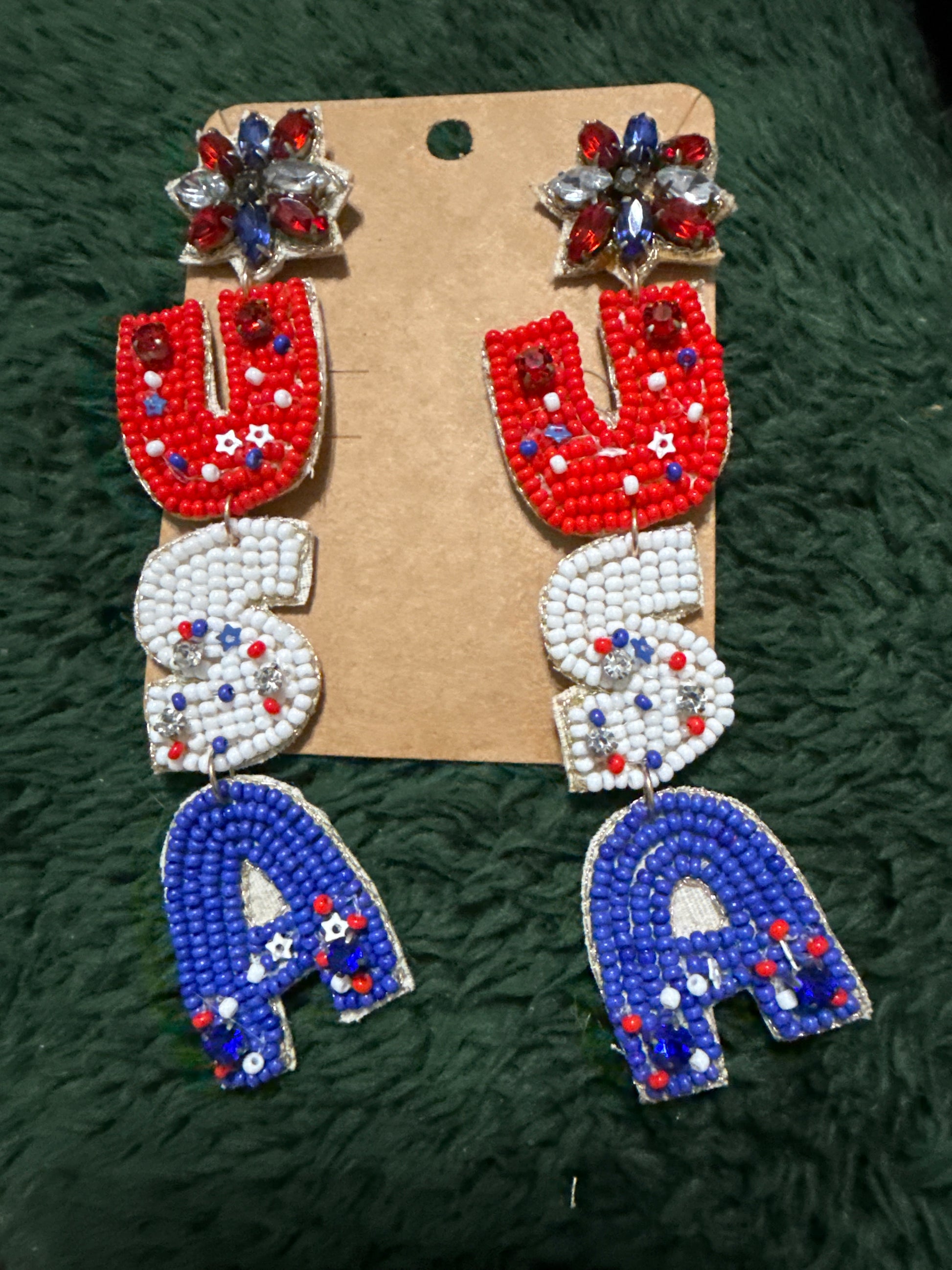 USA Dangle Earrings