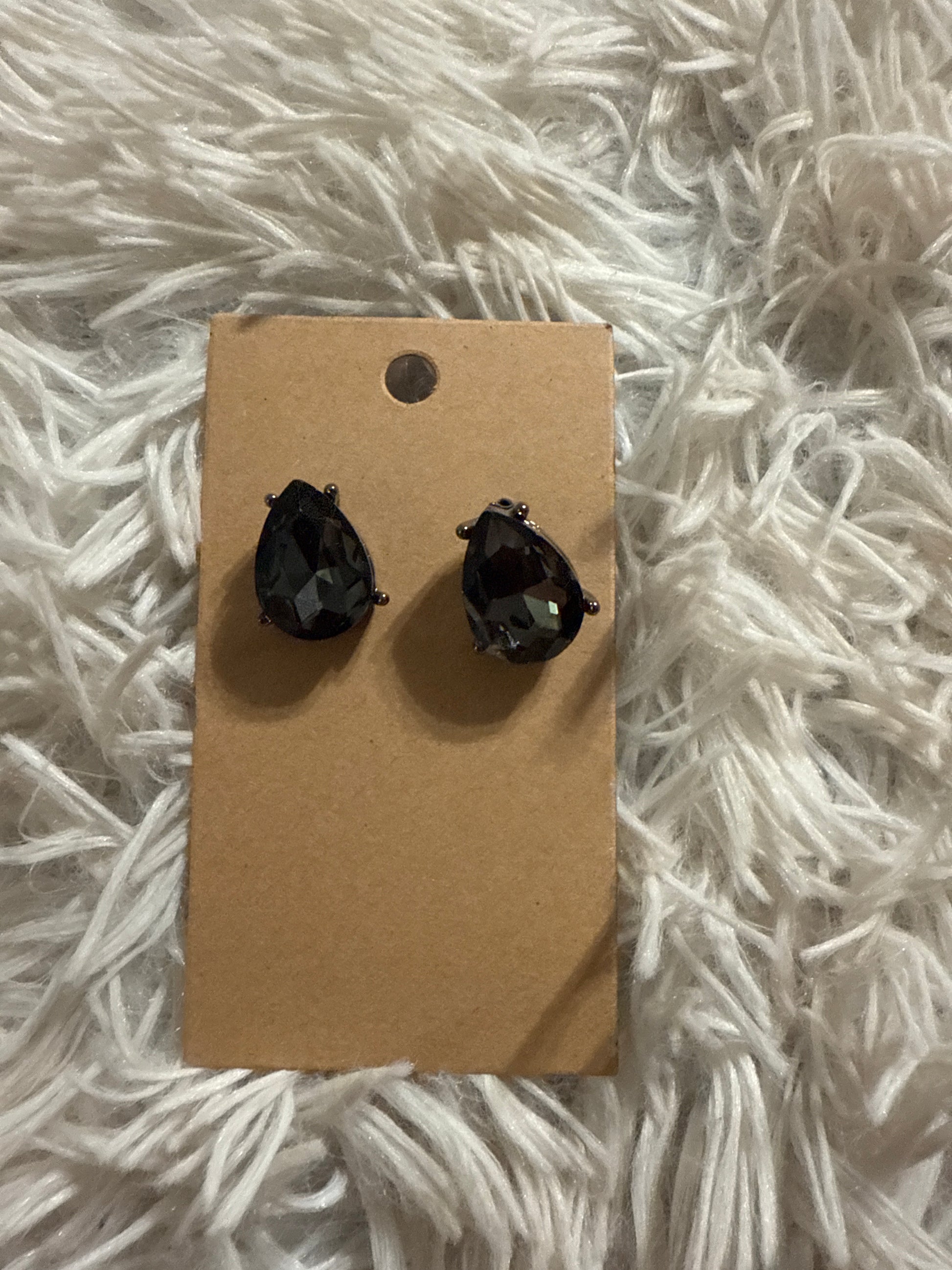 Black Jewel Studs