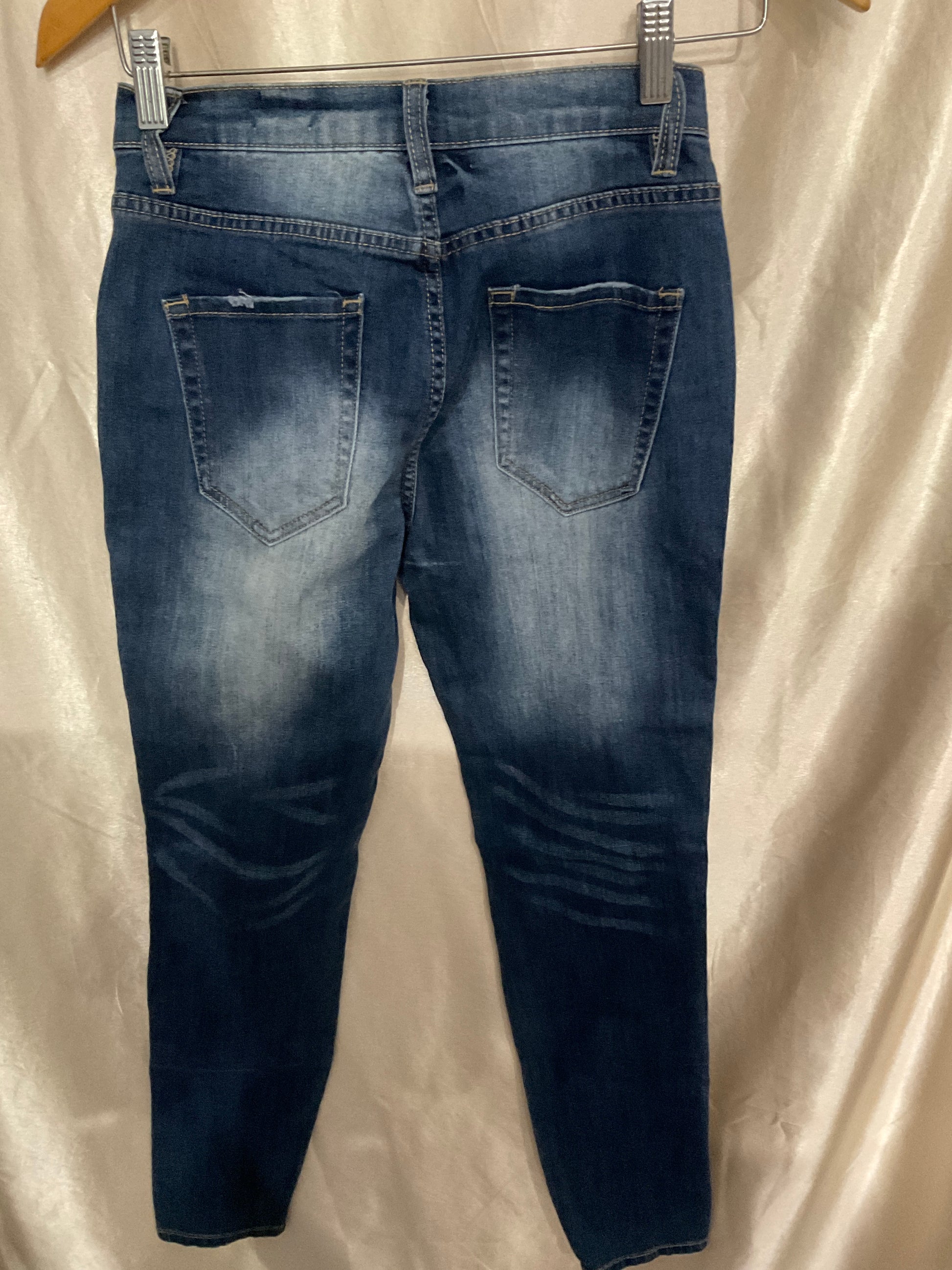 Easel Cheetah Print Skinny Denim