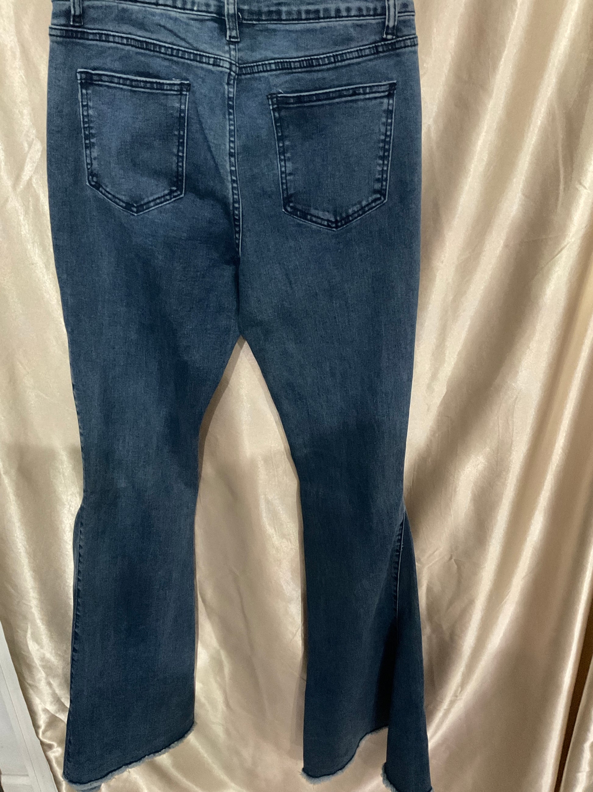 Saints and Hearts Bell Bottoms