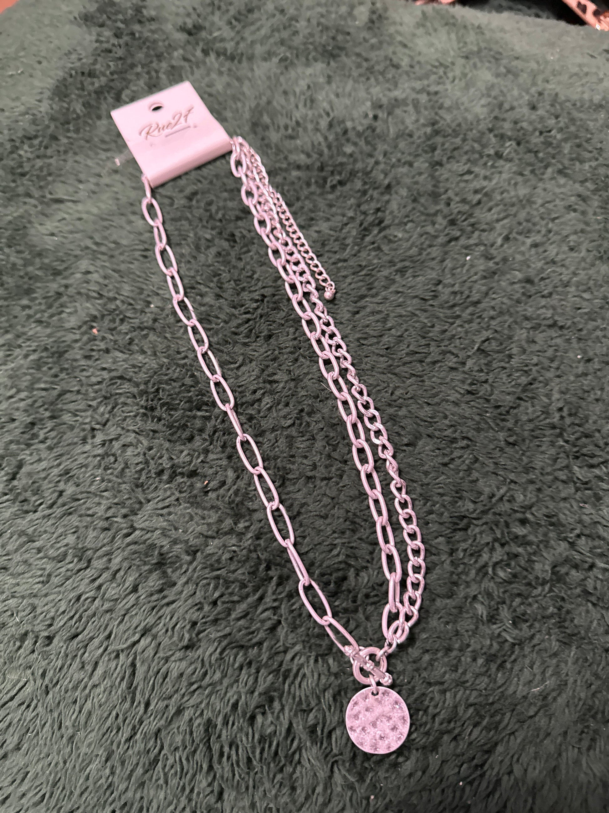 Silver Toggle Necklace