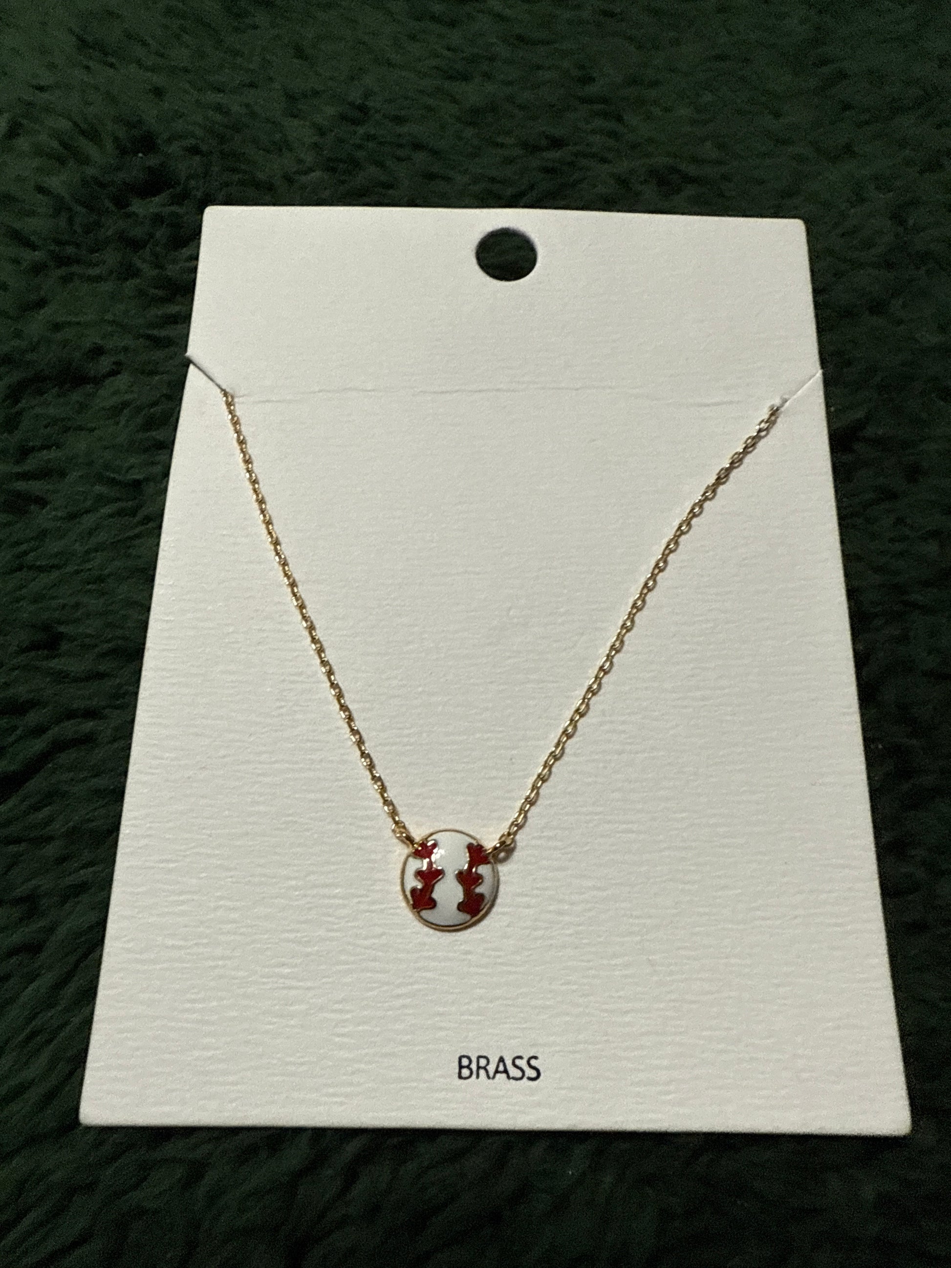 Baseball Necklace