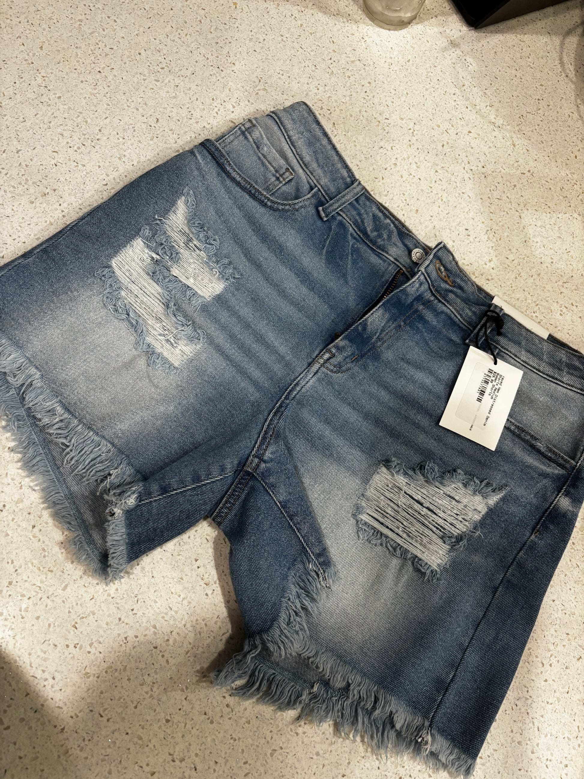 Extra-Large Zenana Jean Shorts